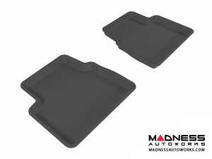 Chevrolet Aveo Floor Mats (Set of 2) - Rear - Black by 3D MAXpider (2007-2011)